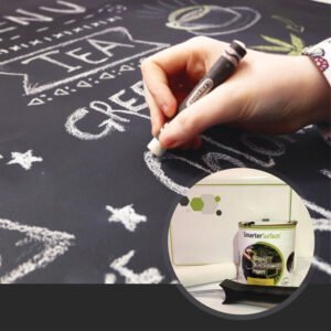 צבע לוח גיר חכם בשימוש ותצוגה של הערכה