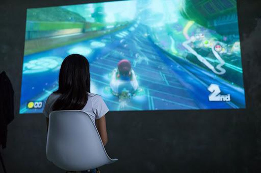 צבע להקרנה ניגודיות גבוהה חכם לחדרי גיימינג