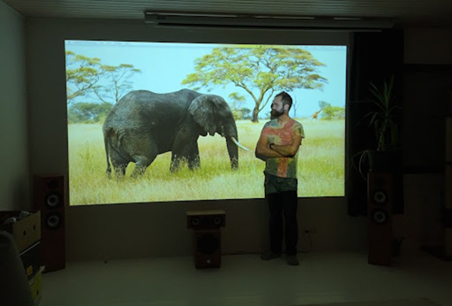 צבע להקרנה לטווח קצר לכיתות ואיזורי עבודה