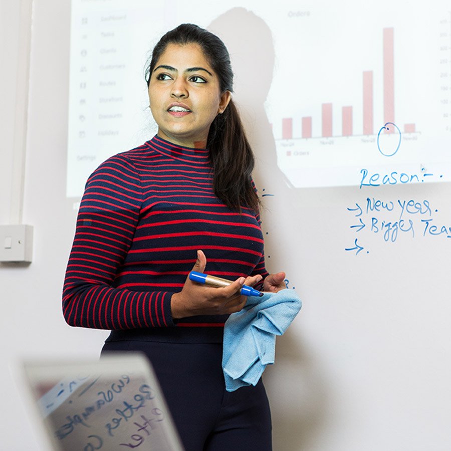 חיפוי קיר לוח מחיק חכם ברק נמוך בשימוש במצגת