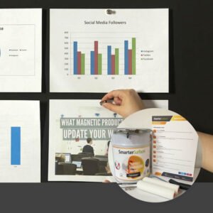 צבע סופר מגנטי בשימוש ותצוגה של הערכה