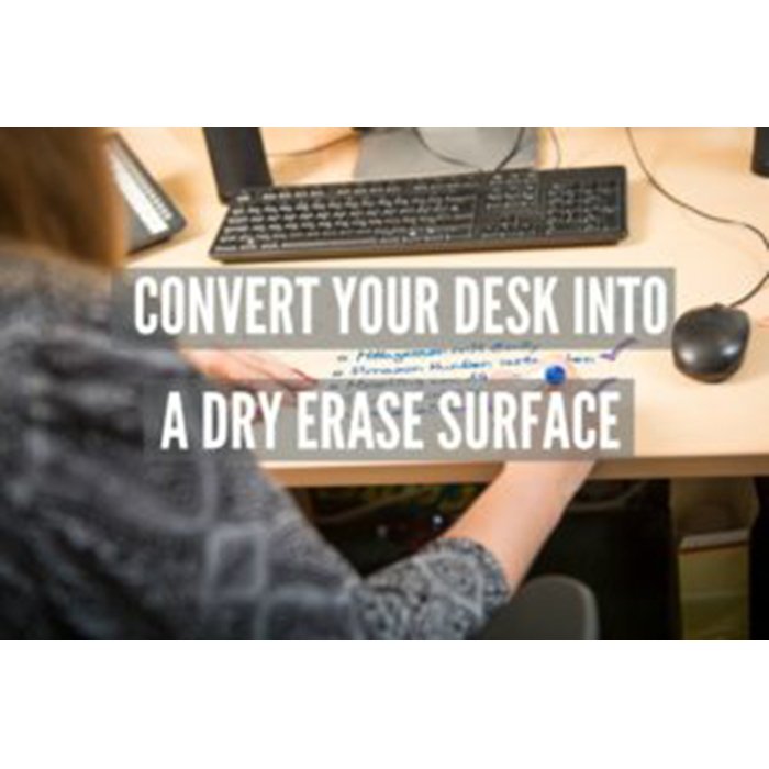 whiteboard paint clear writable desk to do list office